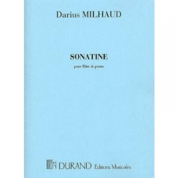 SONATINE, Darius Milhaud, Flöte/Piano