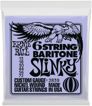 Saitensatz ERNIE BALL ,Slinky Bariton, A-A Tuning 13-72