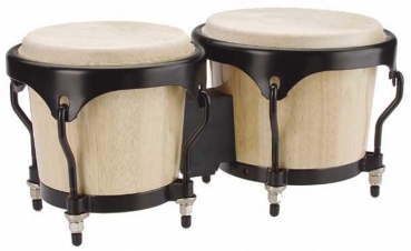 Bongo Stagg  7,5" & 6,5" natur mit Tasche