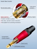 Neutrik Silent Plug Gitarren Kabel mit Winkelklinke 6m