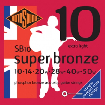 Satz Rotosound Super Bronce (Contact Core)