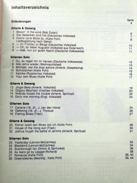 Gitarrensongs