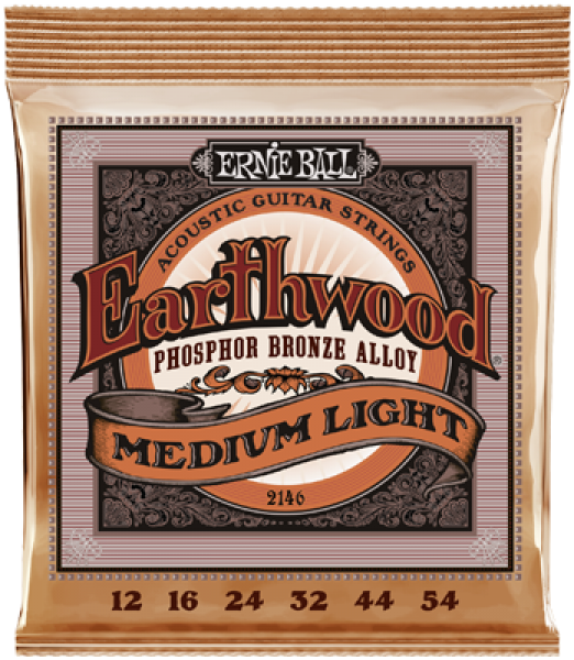 Satz Ernie Ball, Akustik, Earthwood Phosphor Bronze,
