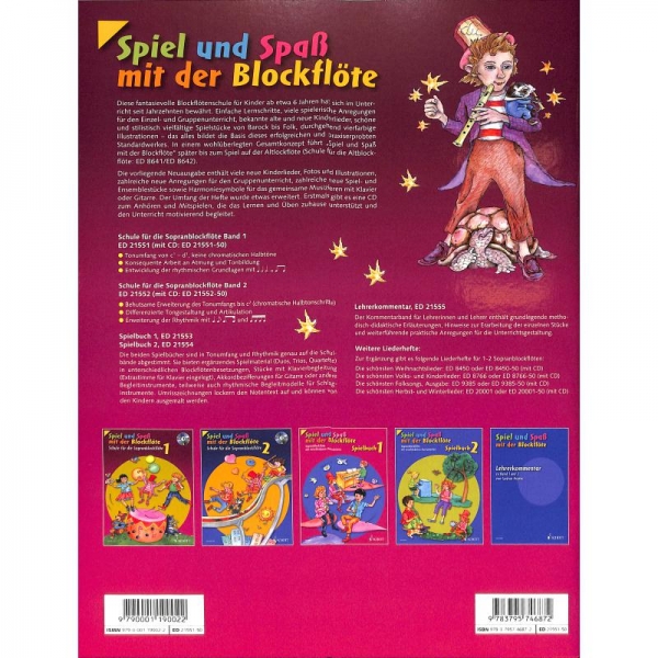 Spiel und Spaß mit der Blockflöte 1/CD