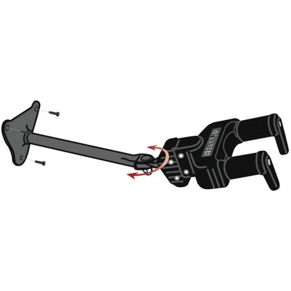 Gitarren Wandhalter Hercules HCGSP-40WB+